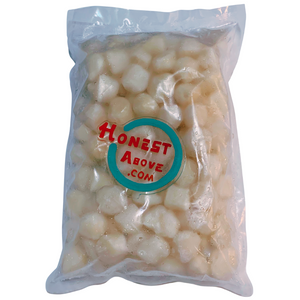 HonestAbove Bay Scallops 1kg pack (60–80pcs) – premium frozen scallops at affordable price in Singapore