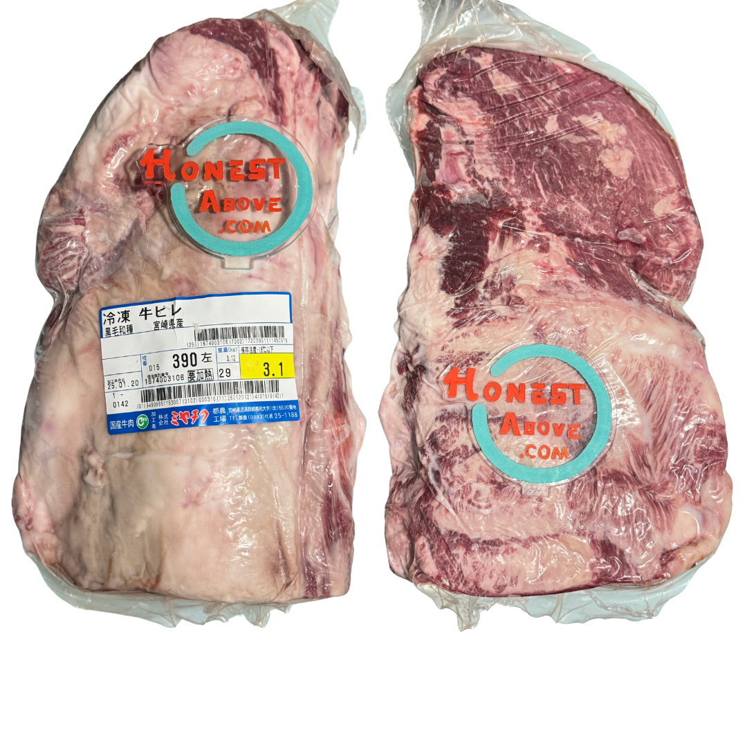 HonestAbove Japanese A5 Wagyu Miyazaki – wholesale luxury beef with world-class marbling and unmatched tenderness. Premium A5 wagyu, perfect for grilling, yakiniku, sukiyaki, shabu-shabu, hotpot, and gourmet dishes.