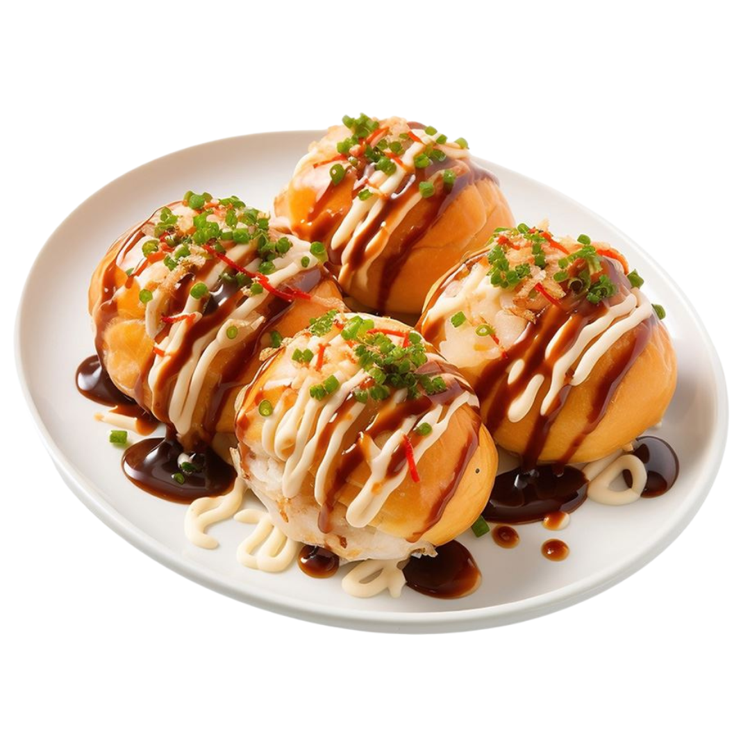 HonestAbove Japanese Takoyaki 900g – authentic frozen octopus balls, crispy outside, soft inside, ready-to-heat, Singapore delivery