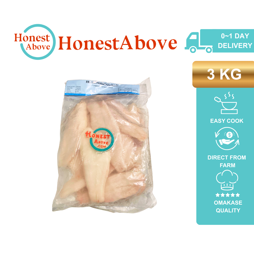 Premium Dory Fillet (Untreated / No Chemical) - Natural Texture | 3kg