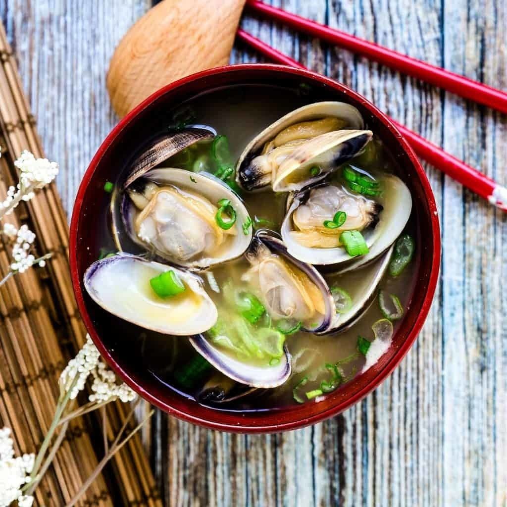 HonestAbove Japanese Asari Clam Miso Soup 500g – authentic Japanese miso soup with asari clams at affordable price in Singapore