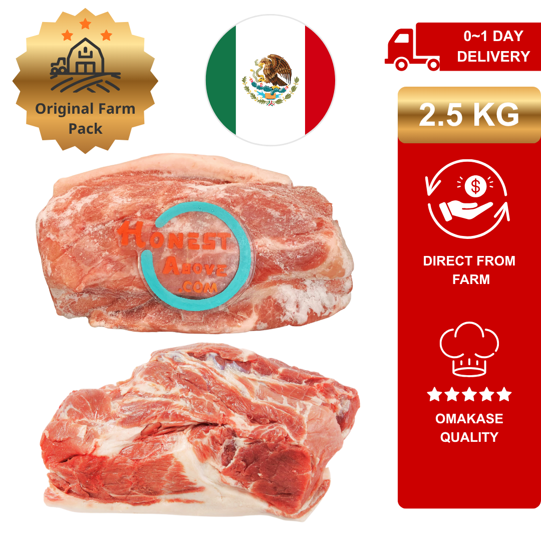 HonestAbove Pork Katarosu Collar – premium pork shoulder cut for grilling, roasting, and braising at affordable price in Singapore