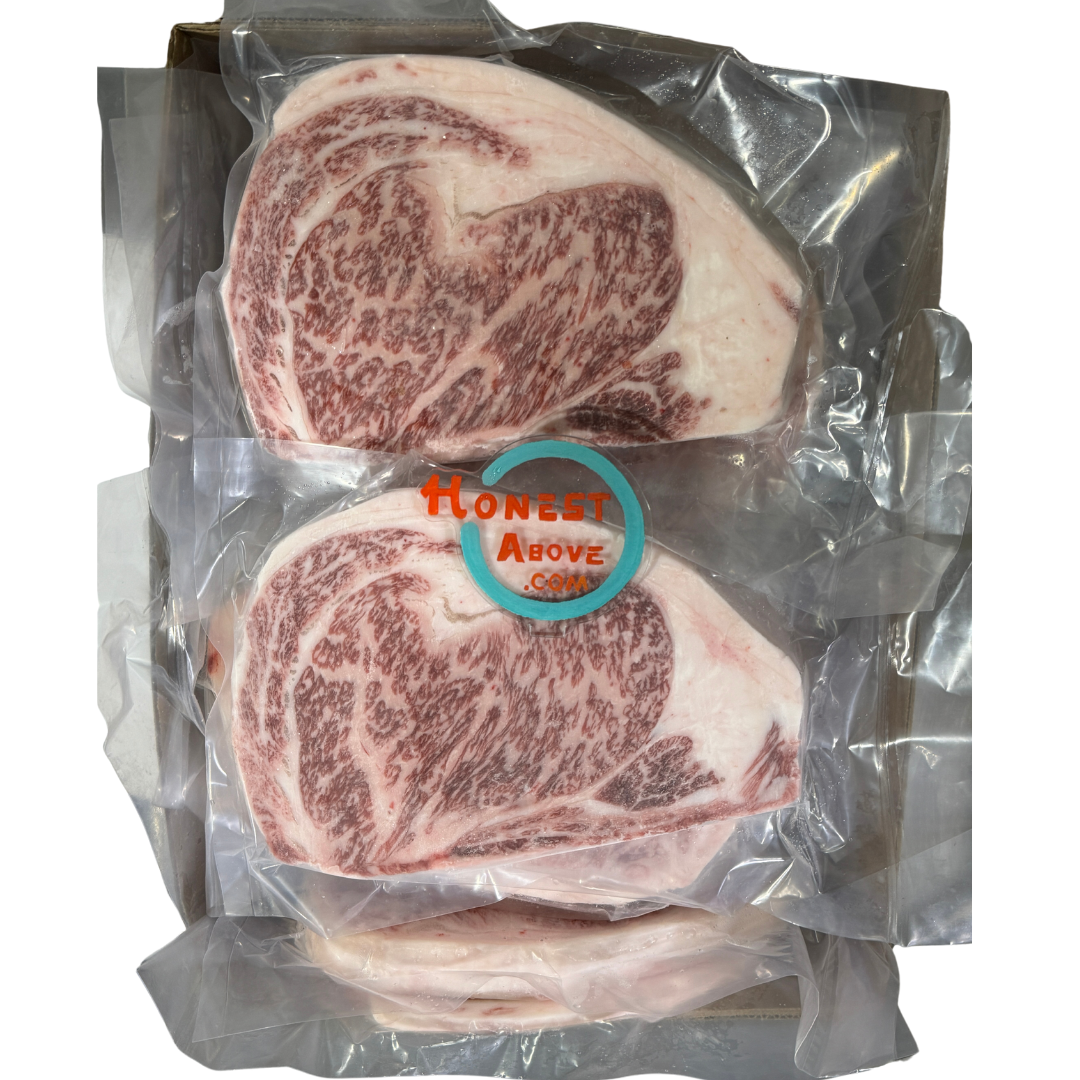 HonestAbove Japanese A5 Wagyu Miyazaki Steak Luxury Cuts – premium pre-cut wagyu steak with rich marbling, tender texture, ready-to-cook for grilling, roasting, yakiniku, or high-end dining