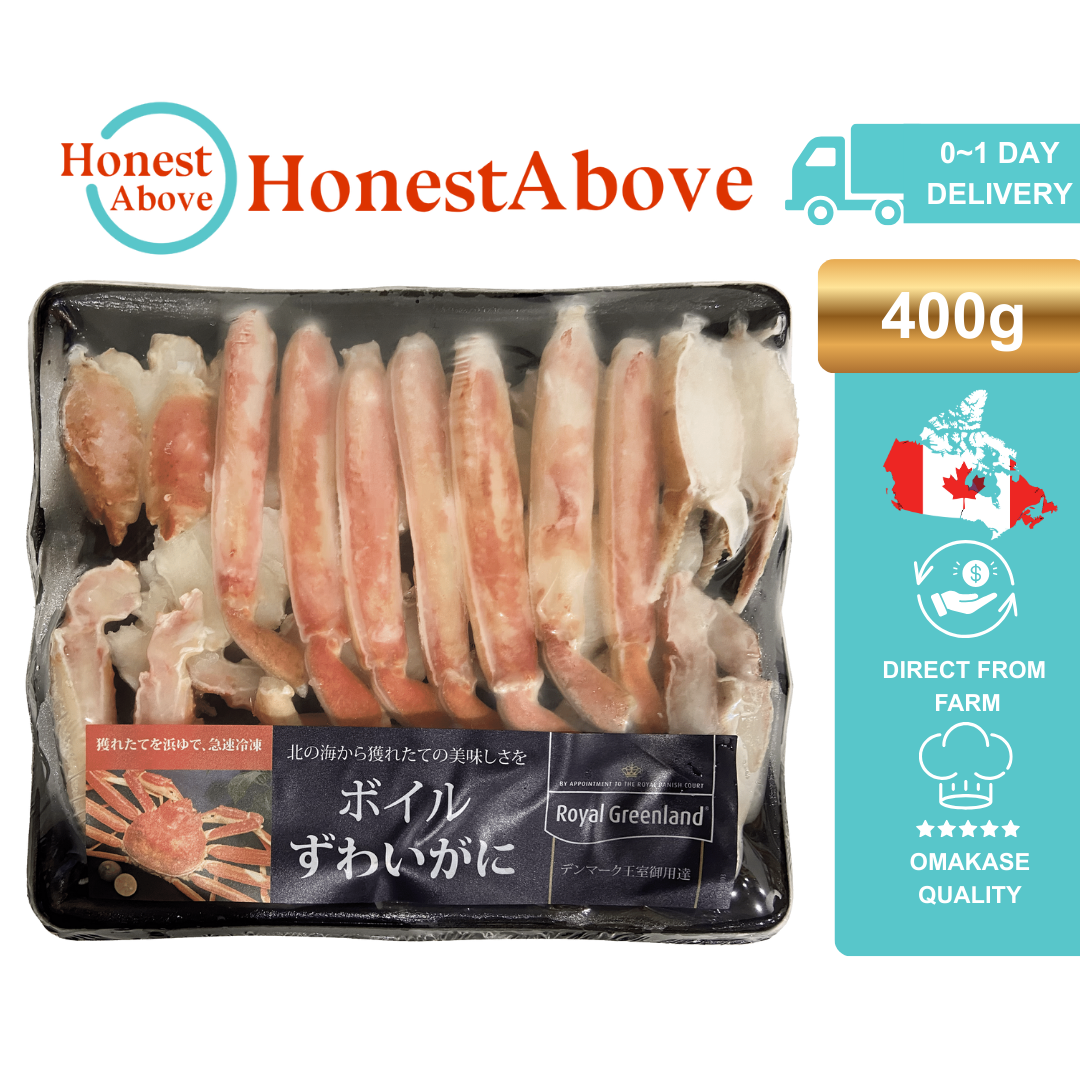 Greenland Snow Crab | Sashimi-Grade | Boiled Cutting |400g