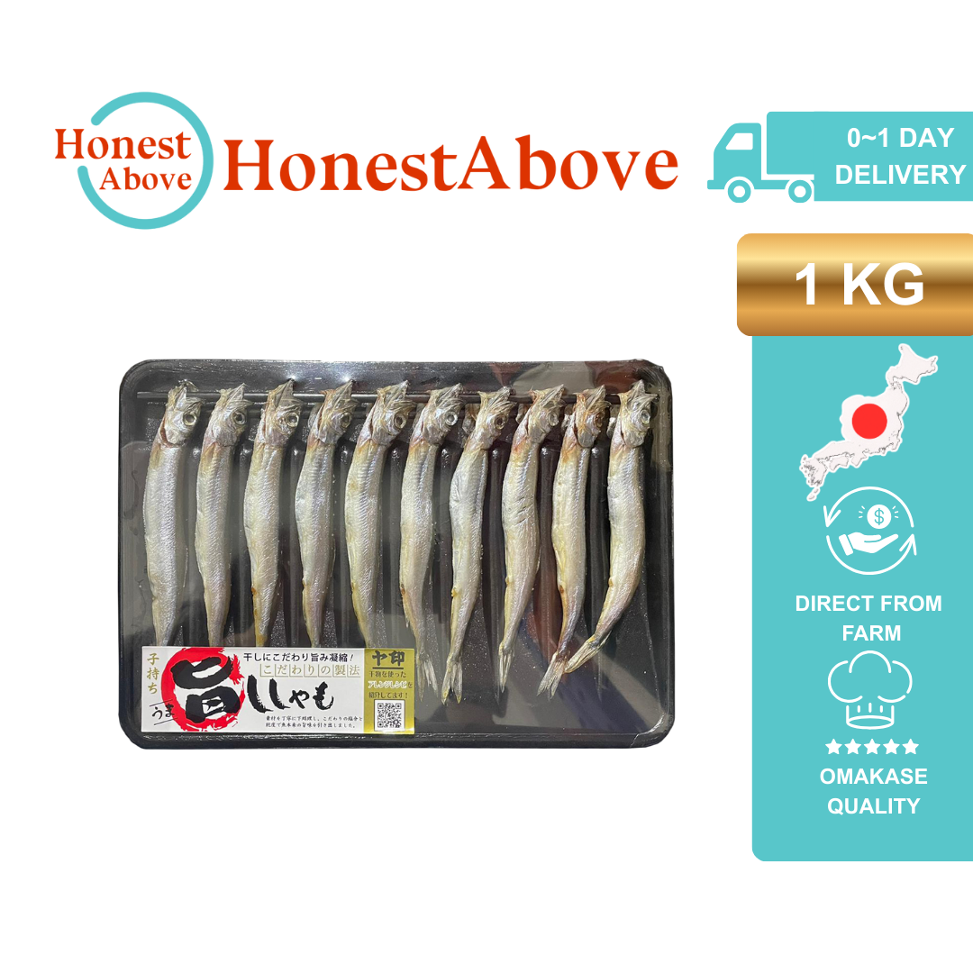 Shishamo Salted Capelin with Roe | Yajirushi Standard | 1kg