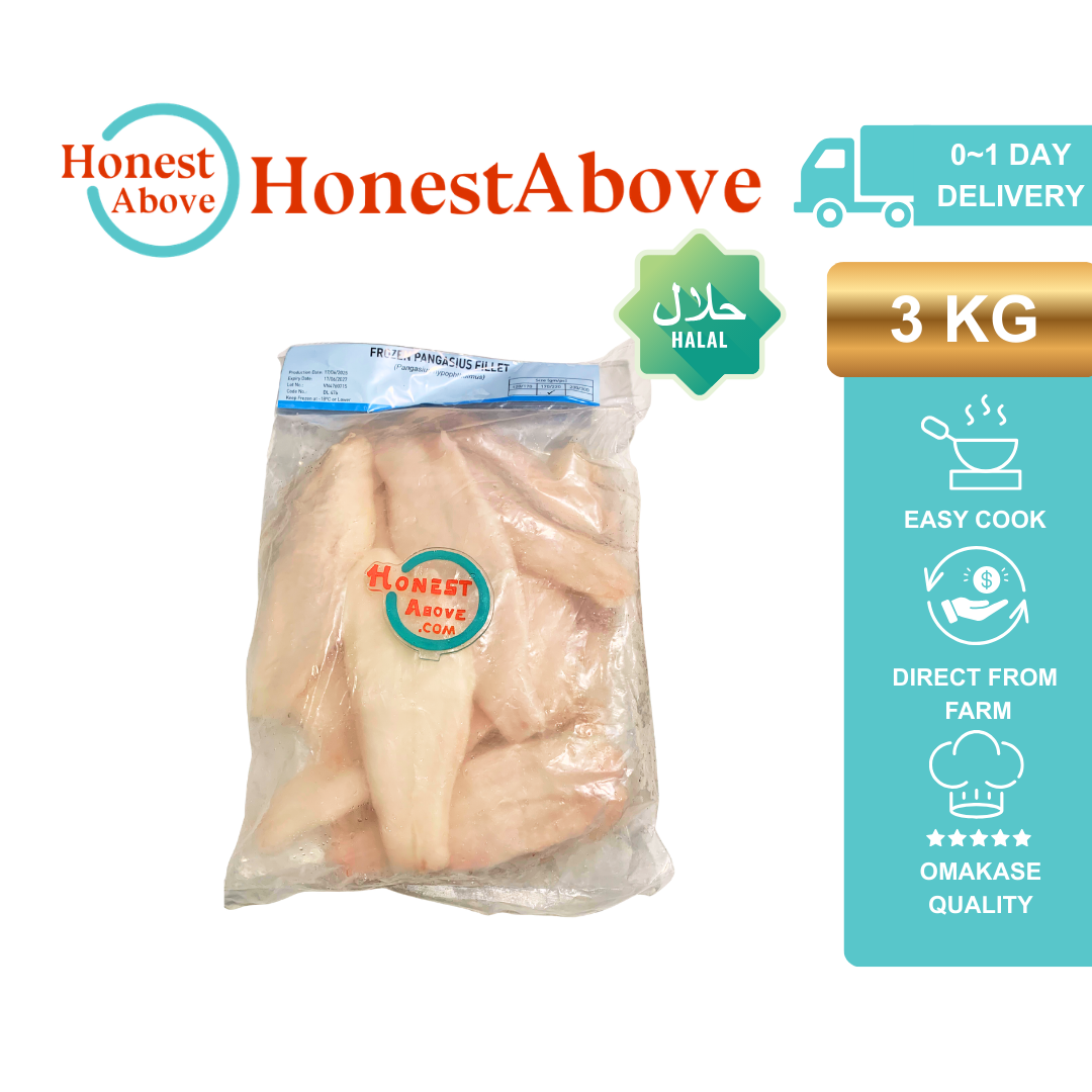 Dory Fillet (Untreated / No Chemical) - Natural Texture | 3kg