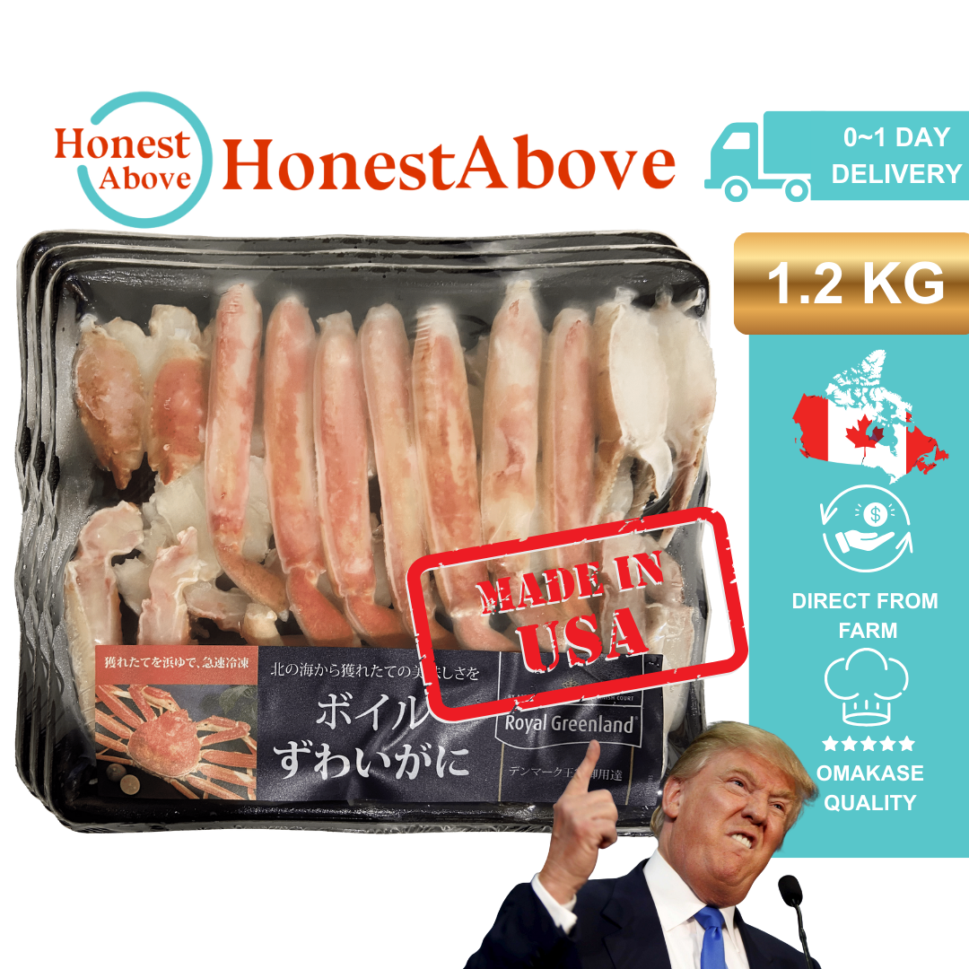 Greenland Snow Crab | Sashimi-Grade | Boiled Cutting |400g