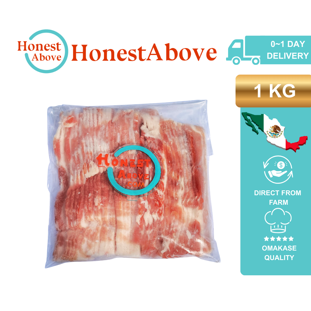 Sliced Pork Belly | No Porky Smell | 1kg